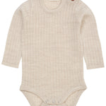 copenhagen colors rib romper merino beige
