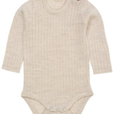 copenhagen colors rib romper merino beige