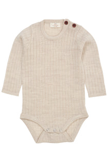 copenhagen colors rib romper merino beige