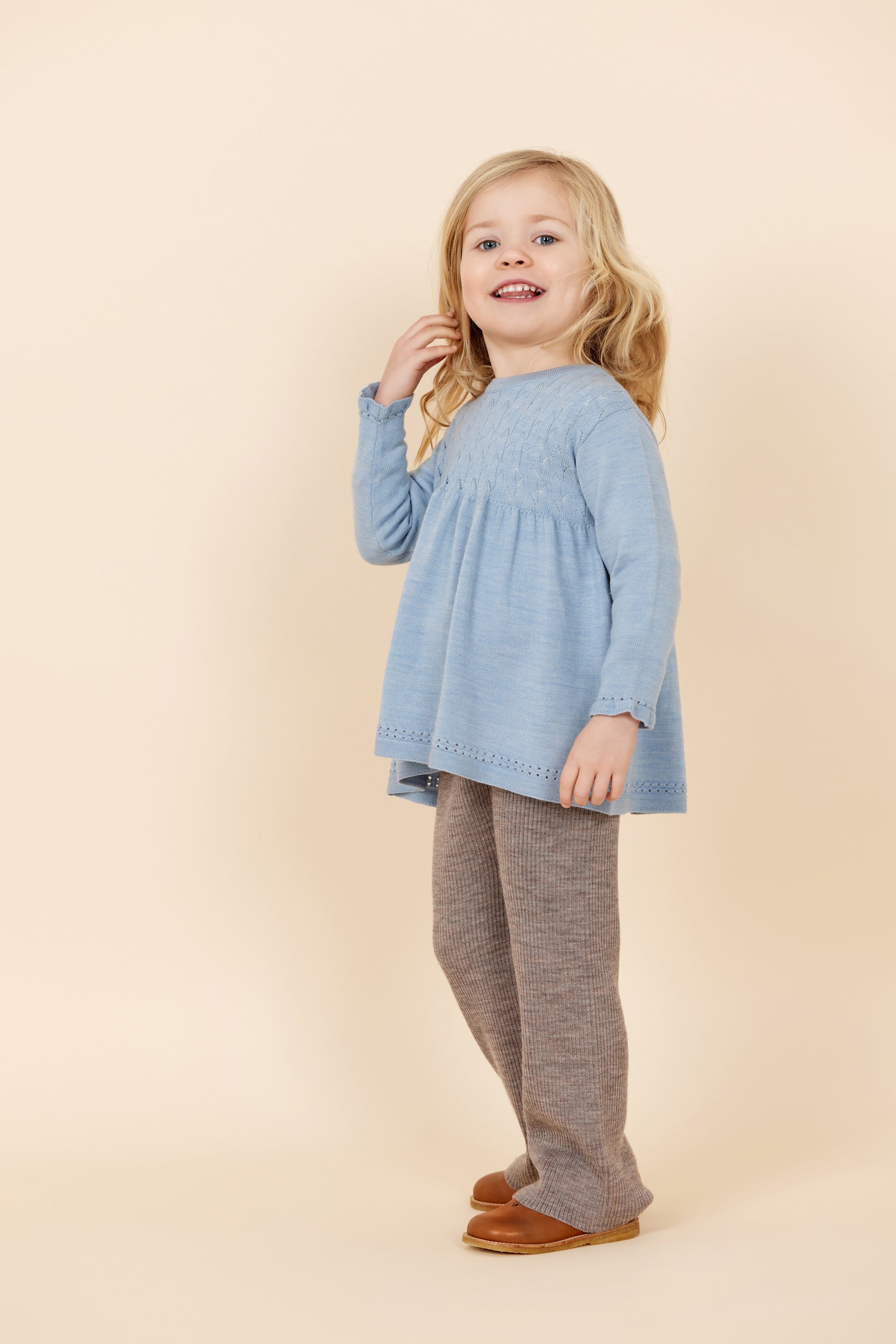copenhagen colors wijde merino wol broek