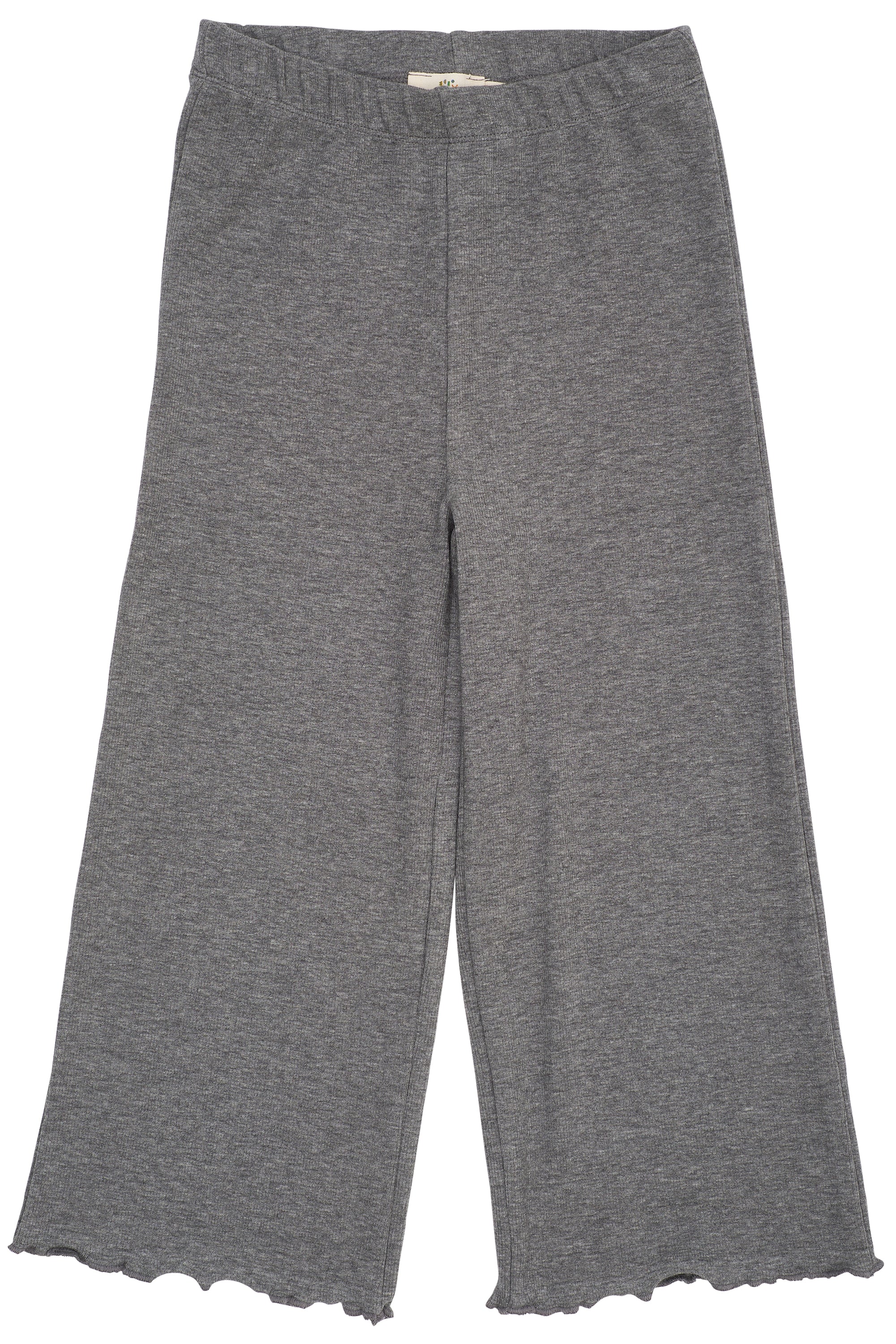 Copenhagen colors rib wide pants grey melange