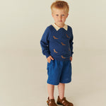 copenhagen colors katoenen short ocean blue 