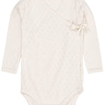 Copenhagen Colors Pointelle Heart Overslagromper - Nichi Baby Store