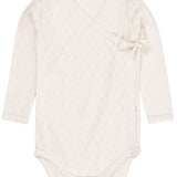 Copenhagen Colors Pointelle Heart Overslagromper - Nichi Baby Store