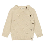 Petit Piao daqa gebreide trui beige 