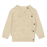 Petit Piao daqa gebreide trui beige 