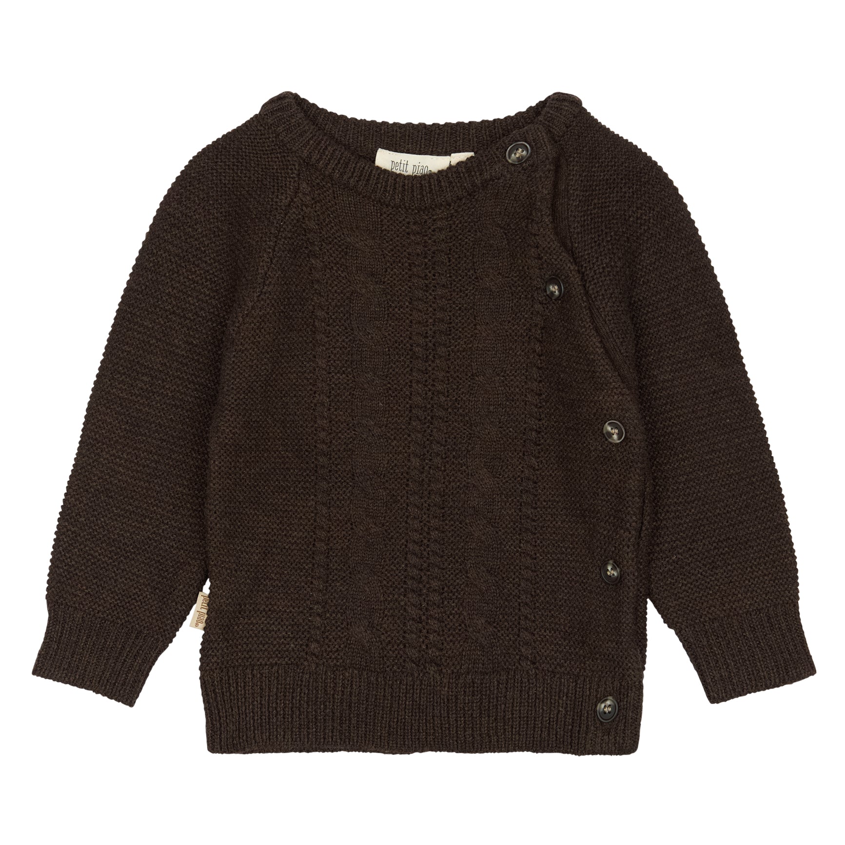 Petit Piao gebreide trui bruin