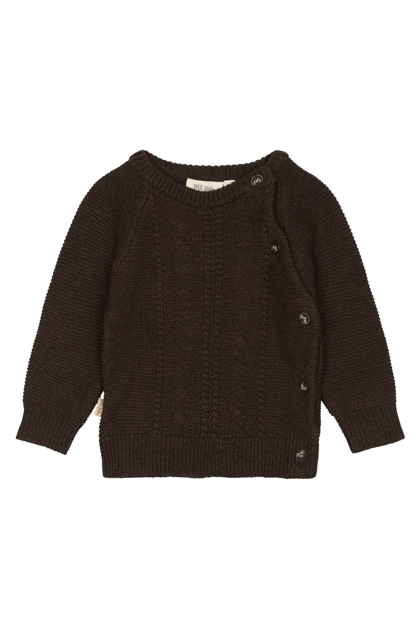 Petit Piao gebreide trui bruin