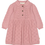 Petit Piao Daimi knit dress pink