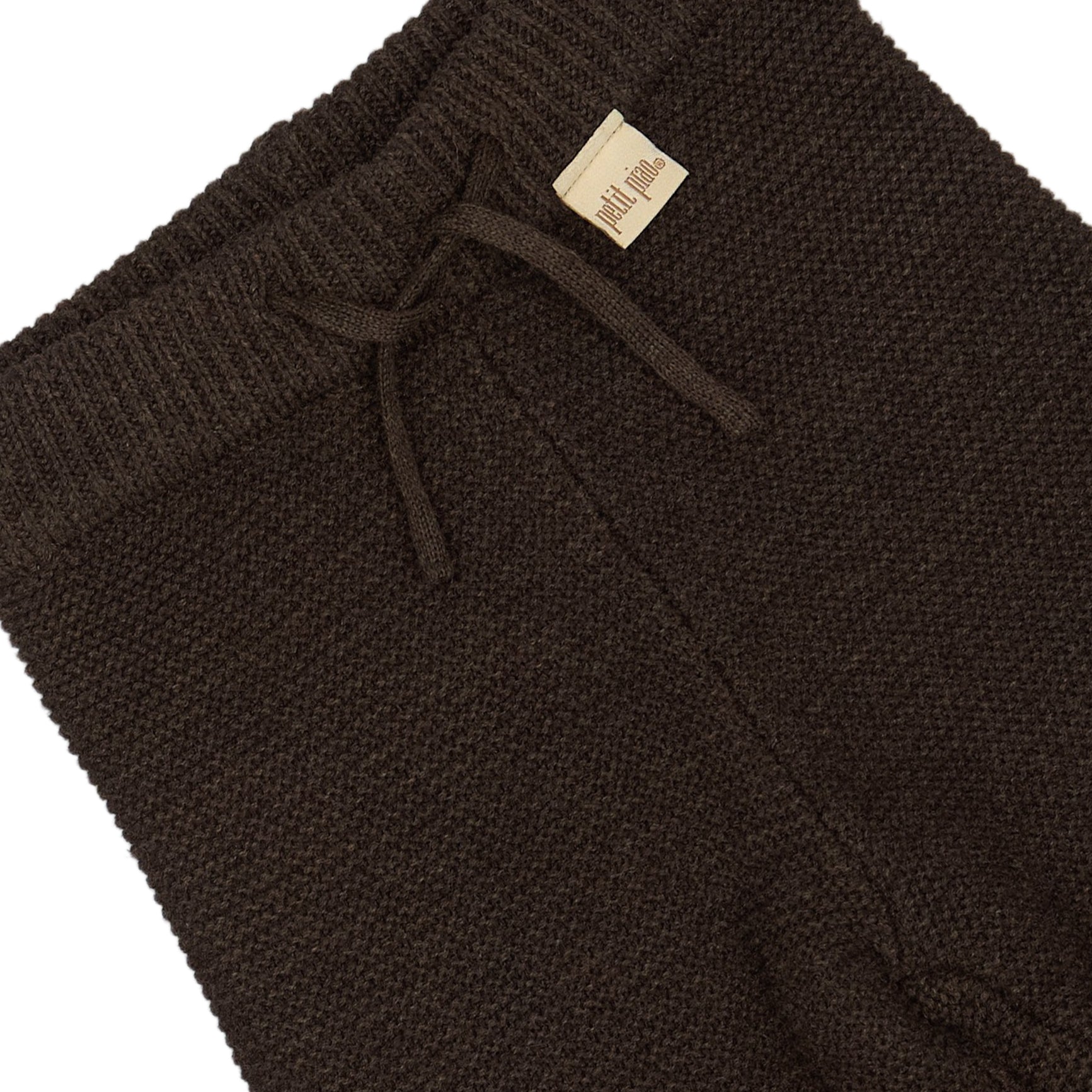 Petit Piao daqo gebreide broek bruin