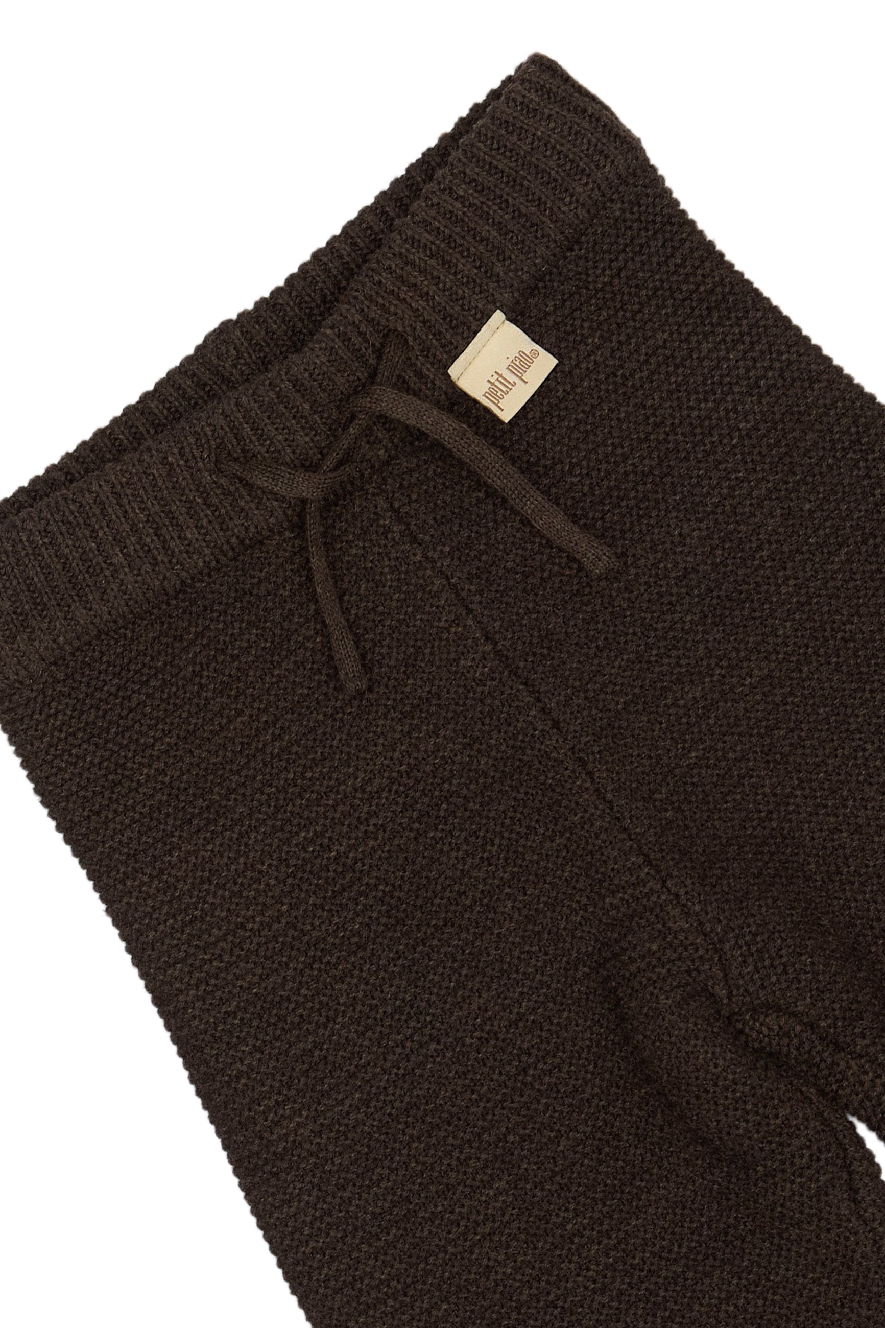 Petit Piao daqo gebreide broek bruin