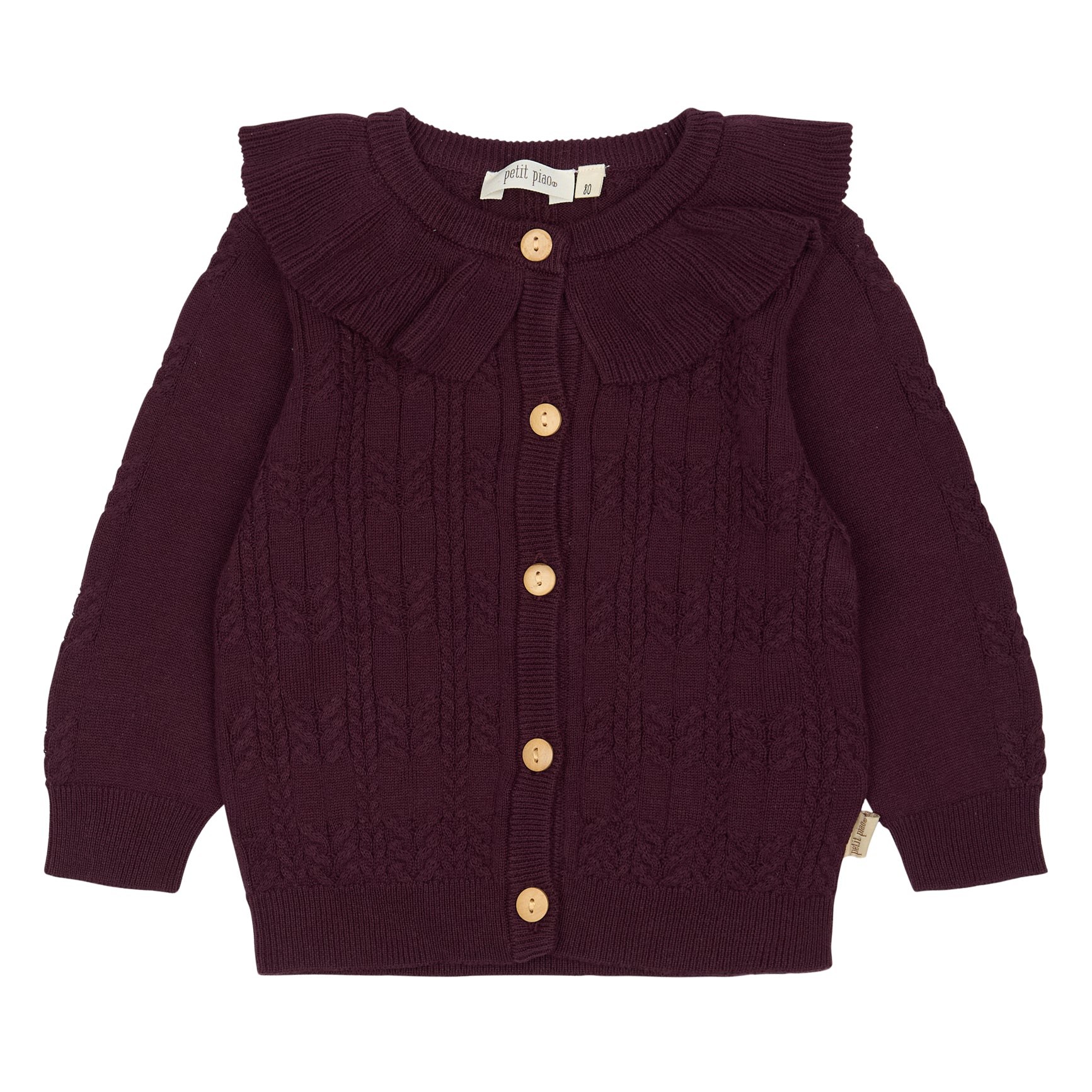 Petit Piao Dalia Vestje Donkerrood