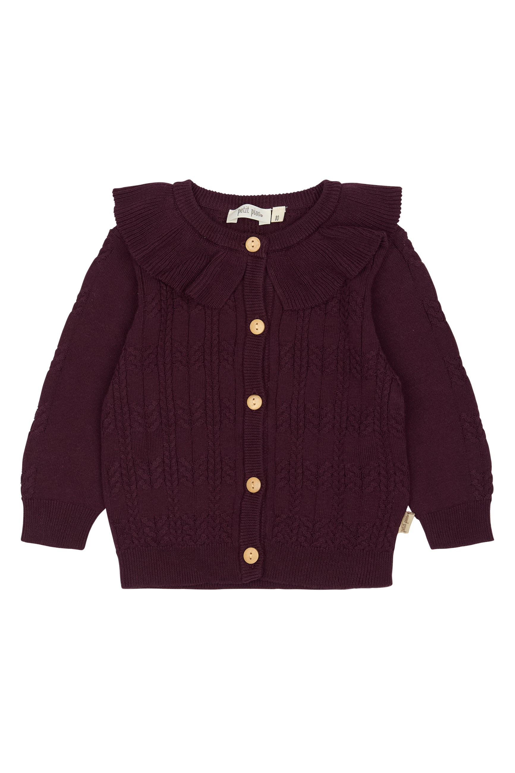 Petit Piao Dalia Vestje Donkerrood