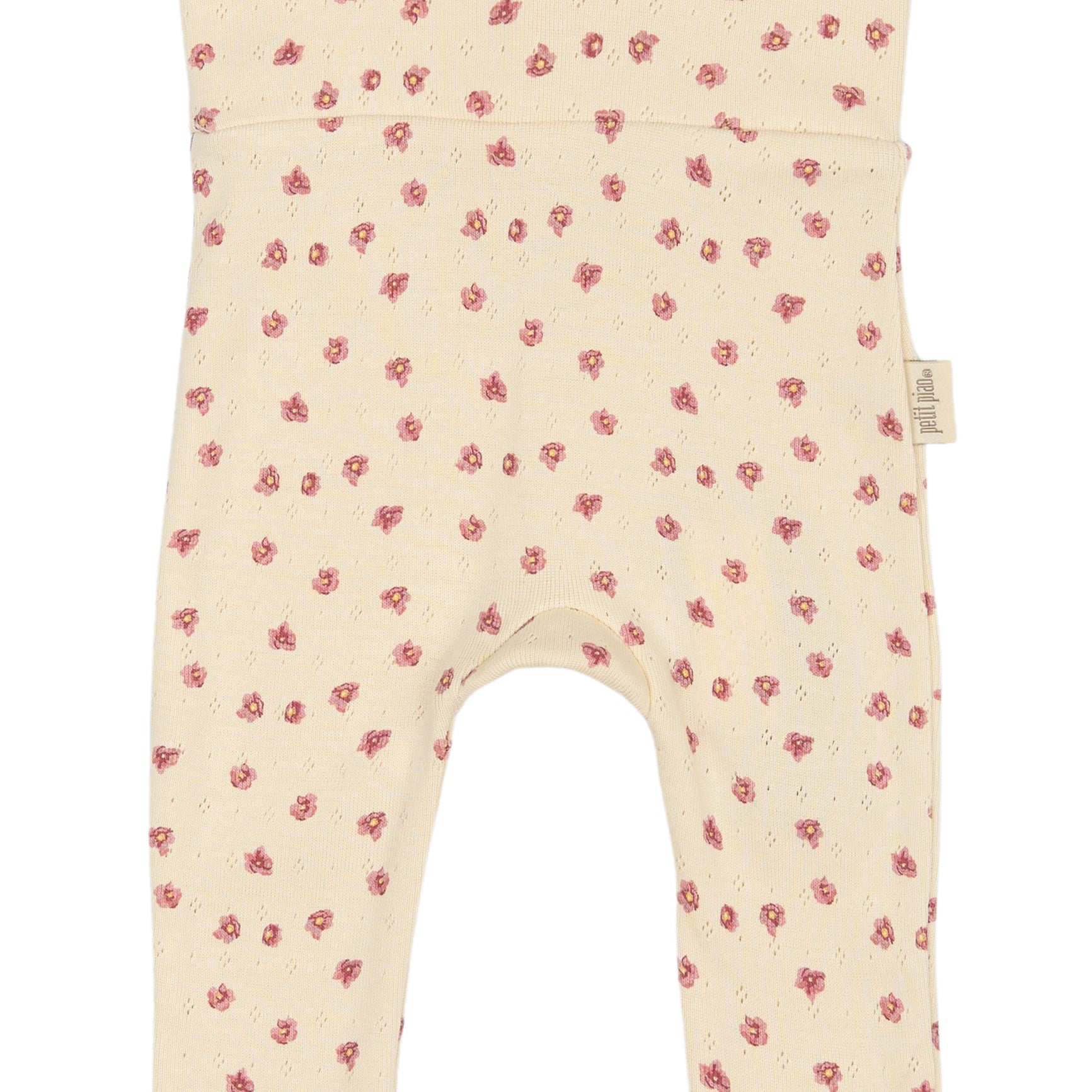 Petit piao dia legging beige bloemen