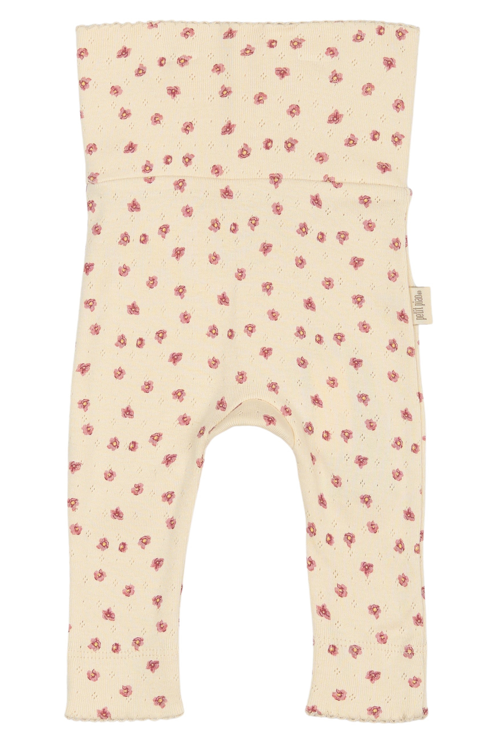 Petit piao dia legging beige bloemen