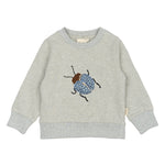 Petit Piao sweater grijs