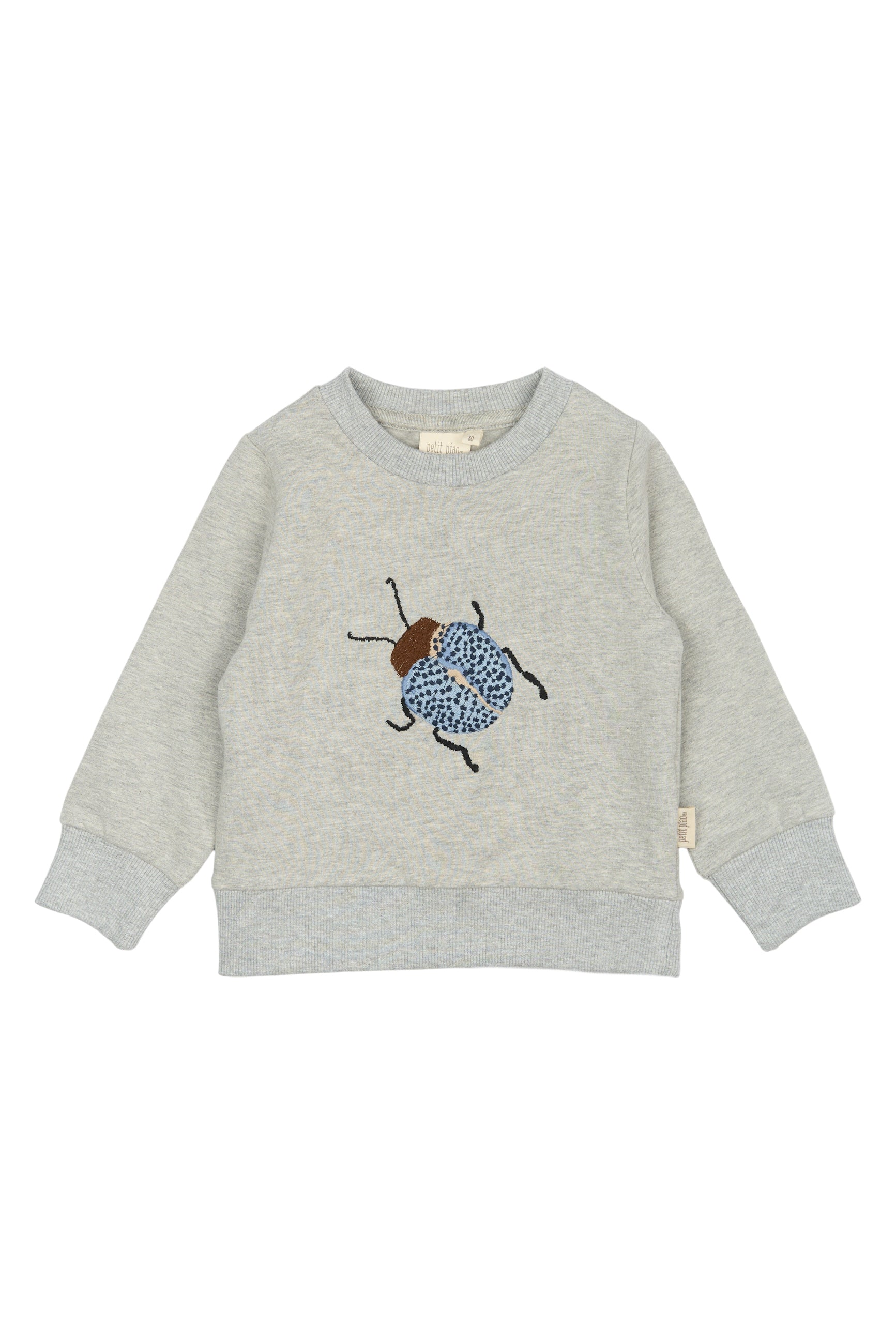 Petit Piao sweater grijs