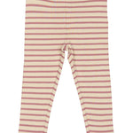 Petit piao legging gestreept roze