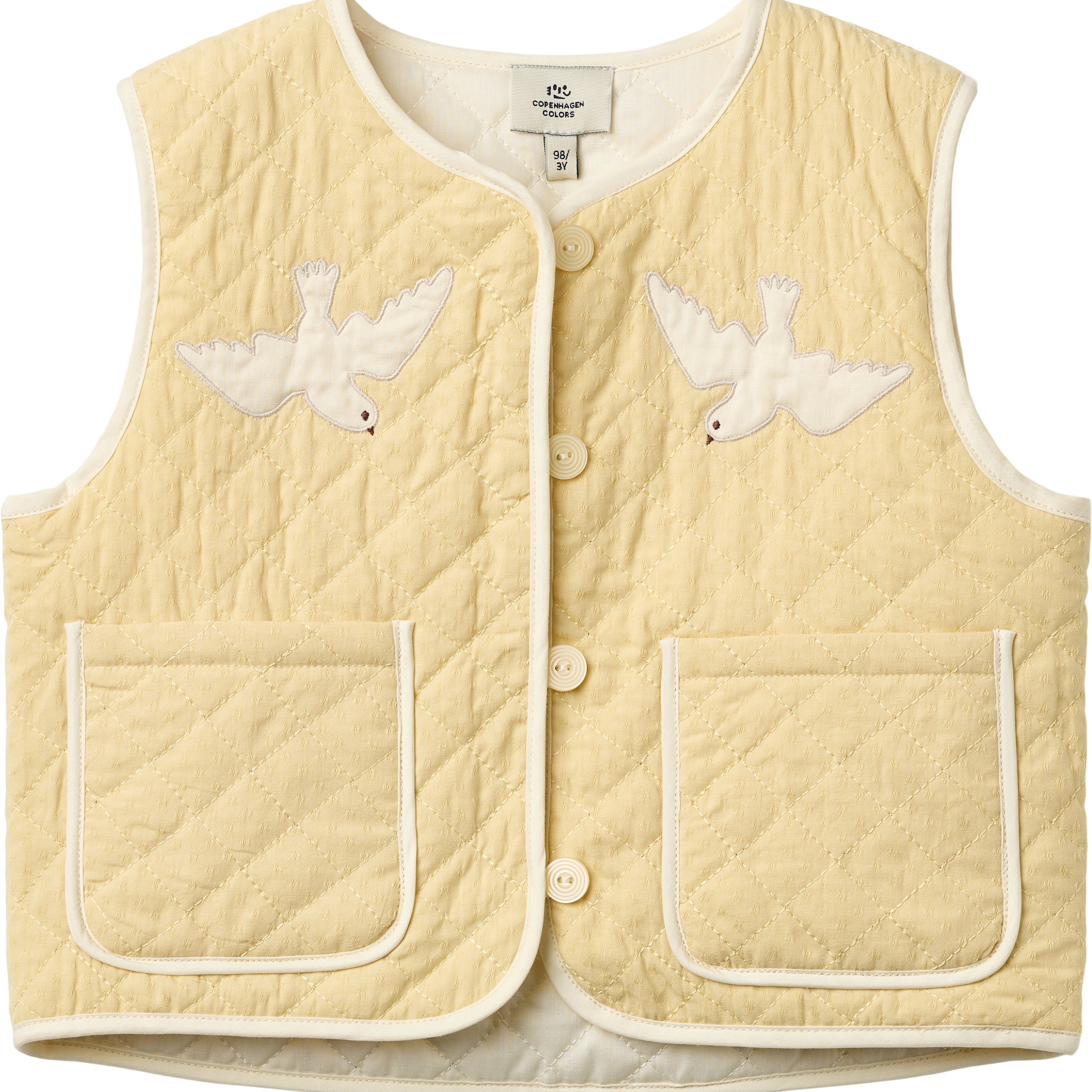 copenhagen colors bodywarmer butter yellow
