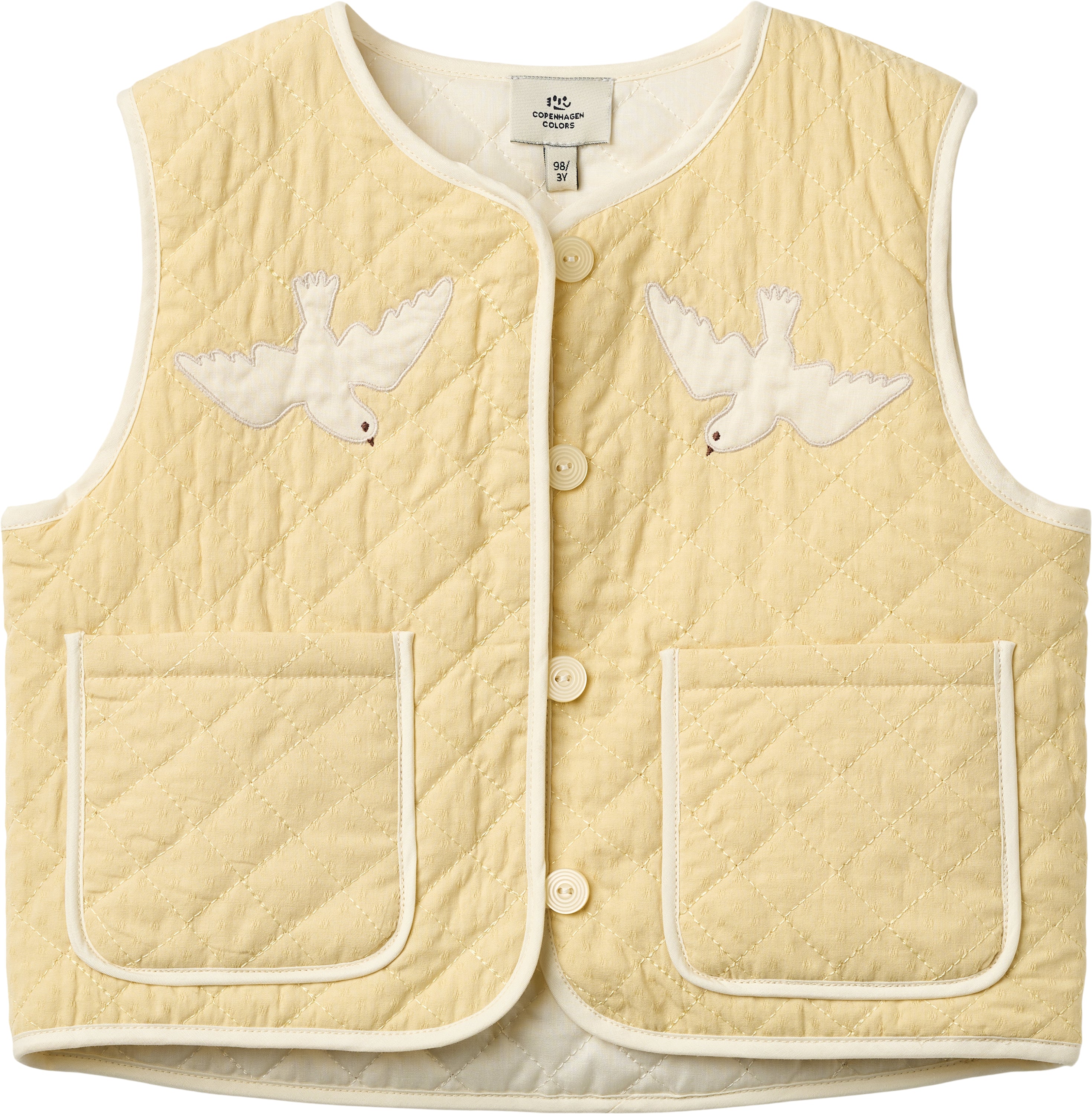 copenhagen colors bodywarmer butter yellow
