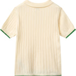 copenhagen colors rib knitted t-shirt beige