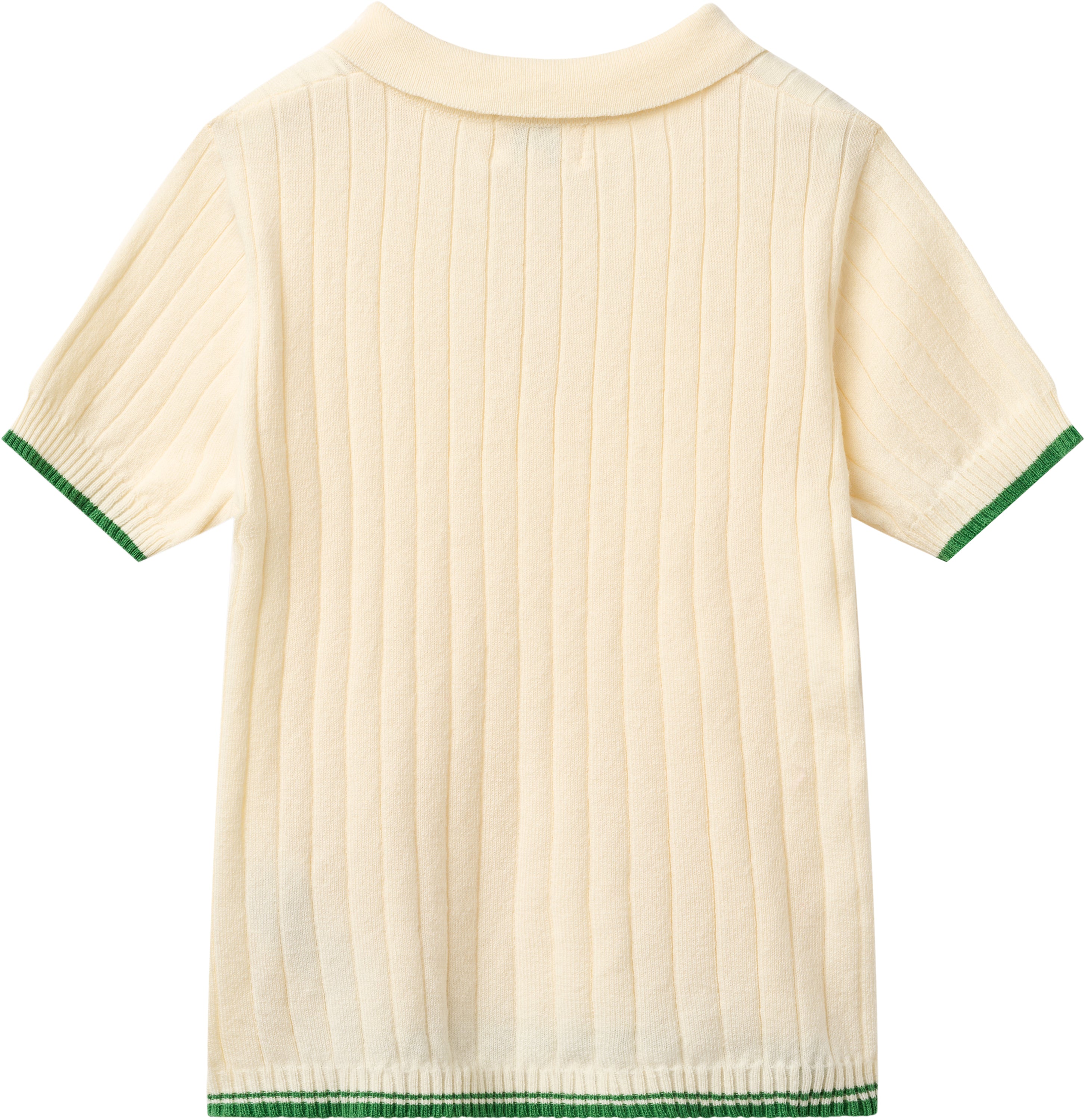 copenhagen colors rib knitted t-shirt beige