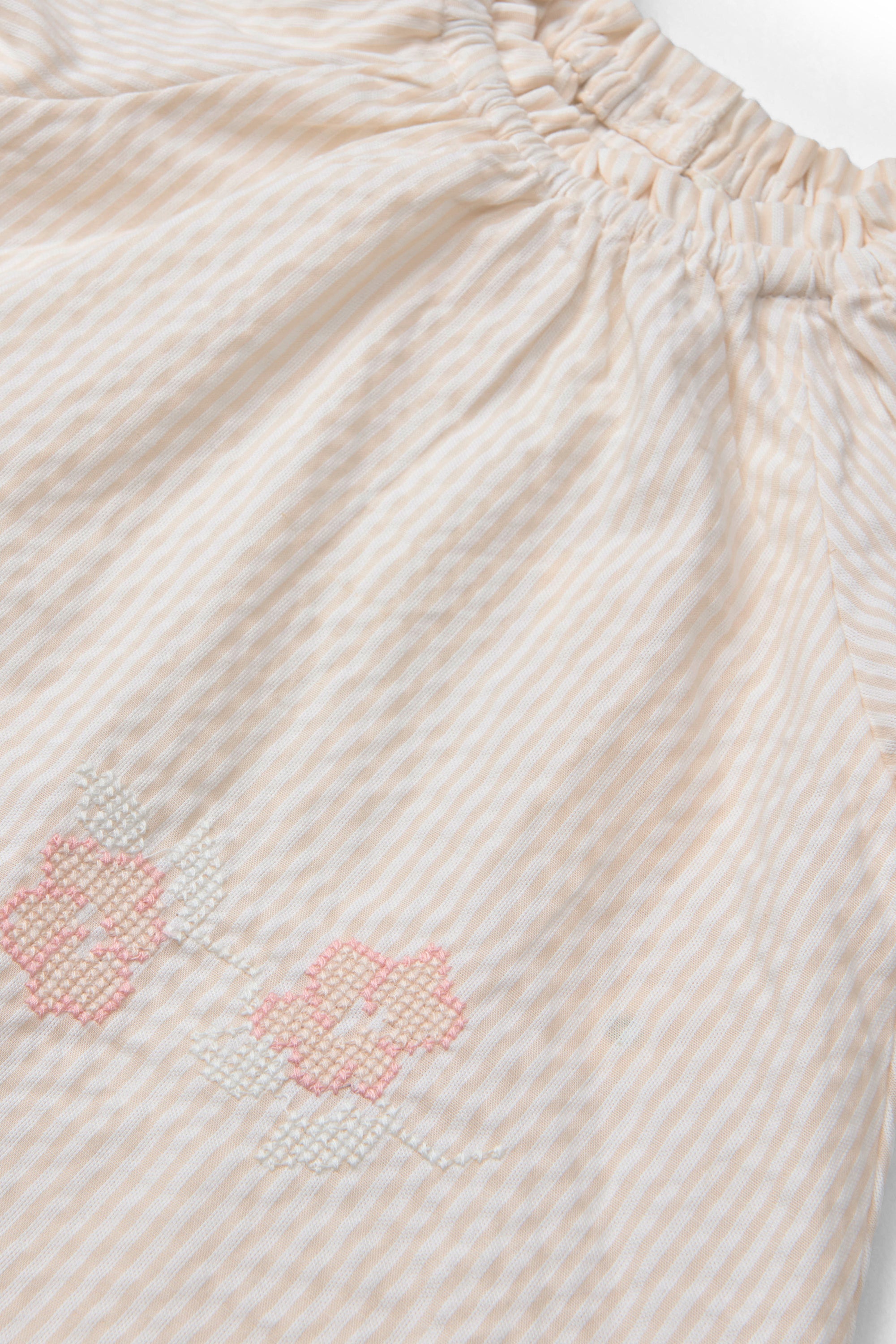 copenhagen colors roze geborduurde top