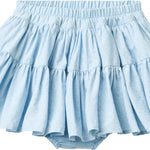 Copenhagen colors rok met broekje blauw