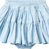 Copenhagen colors rok met broekje blauw