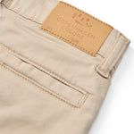copenhagen colors twill chino korte broek beige