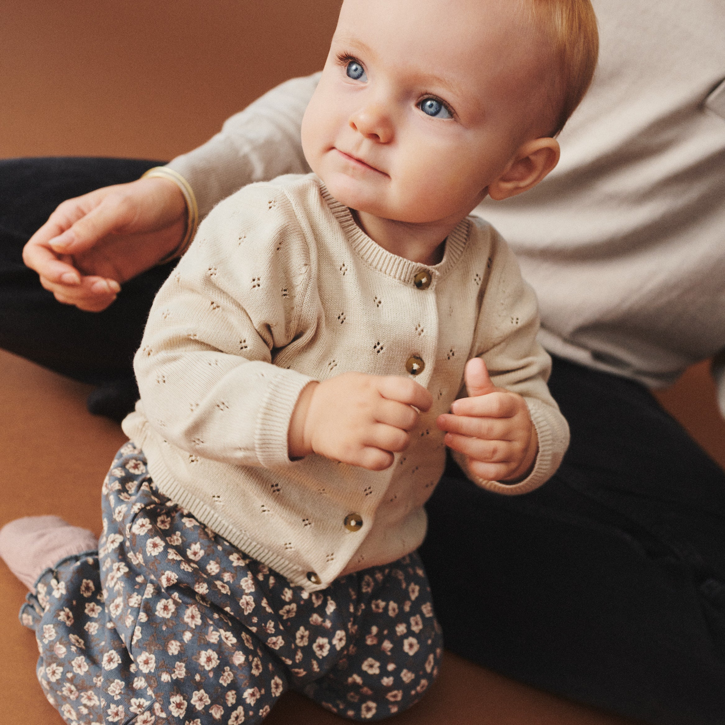 wheat Maia beige gebreid vestje