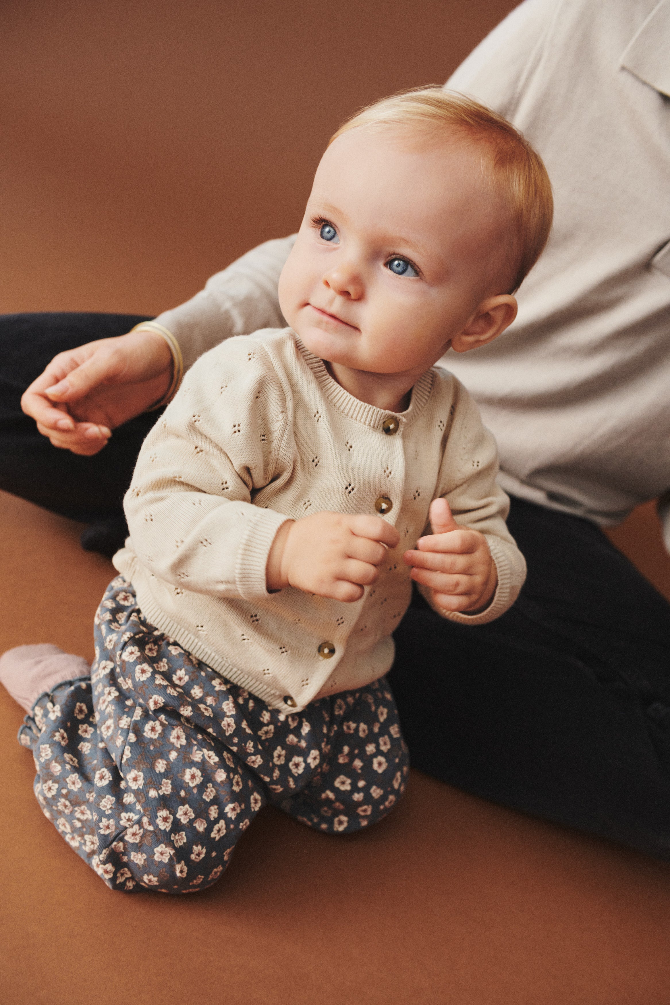 wheat Maia beige gebreid vestje
