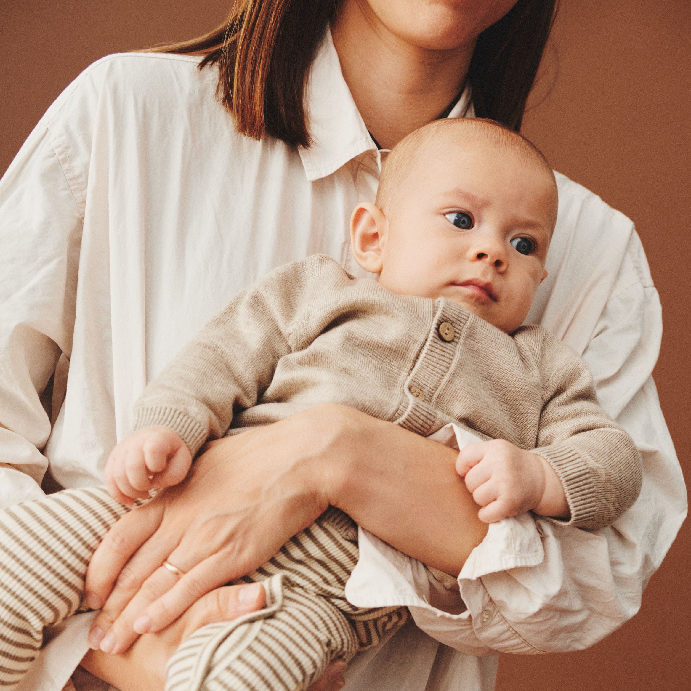 Wheat Silas legging streepjes beige