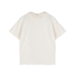 baje studio Almería t-shirt meisjes off-white