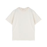 baje studio Almería t-shirt meisjes off-white