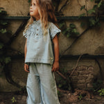 baje studio Loja flared broek meisjes ruffles