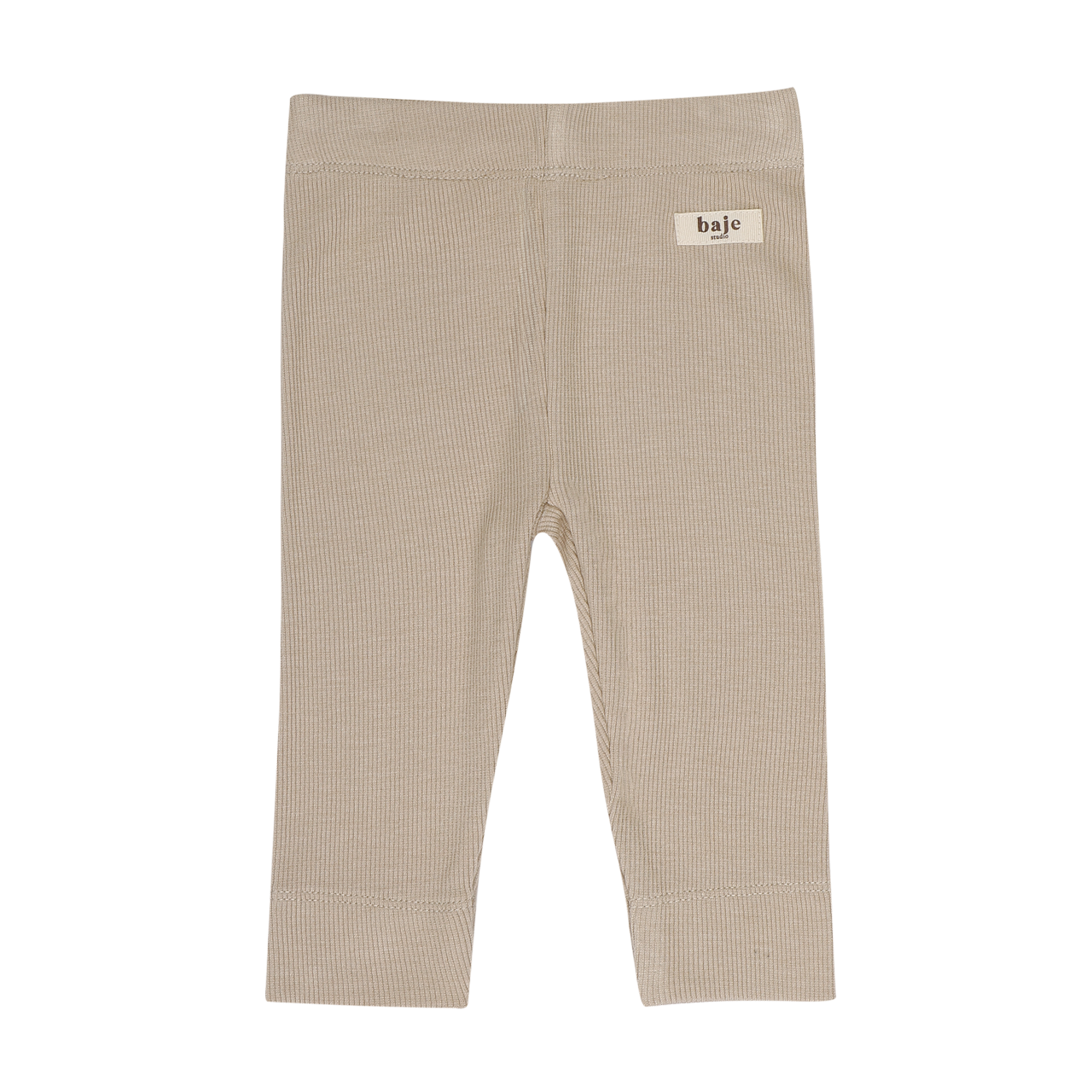 baje studio arce rib legging basic meisjes taupe