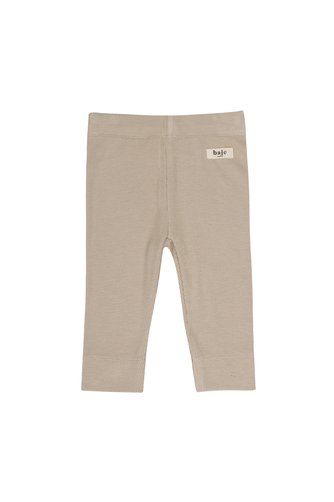 baje studio arce rib legging basic meisjes taupe