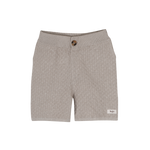 baje studio gebreide mozi short taupe gray