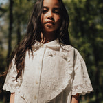 baje studio lous jurkje meisjes wit zomer