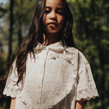 baje studio lous jurkje meisjes wit zomer