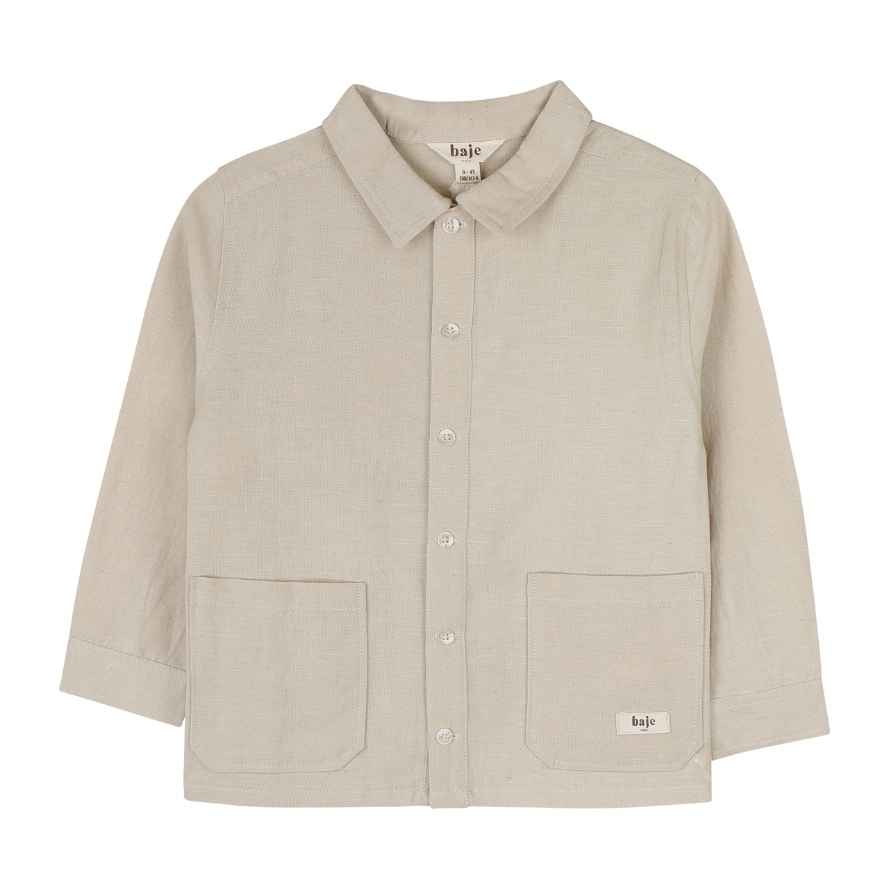 baje studio mace blouse linnen beige