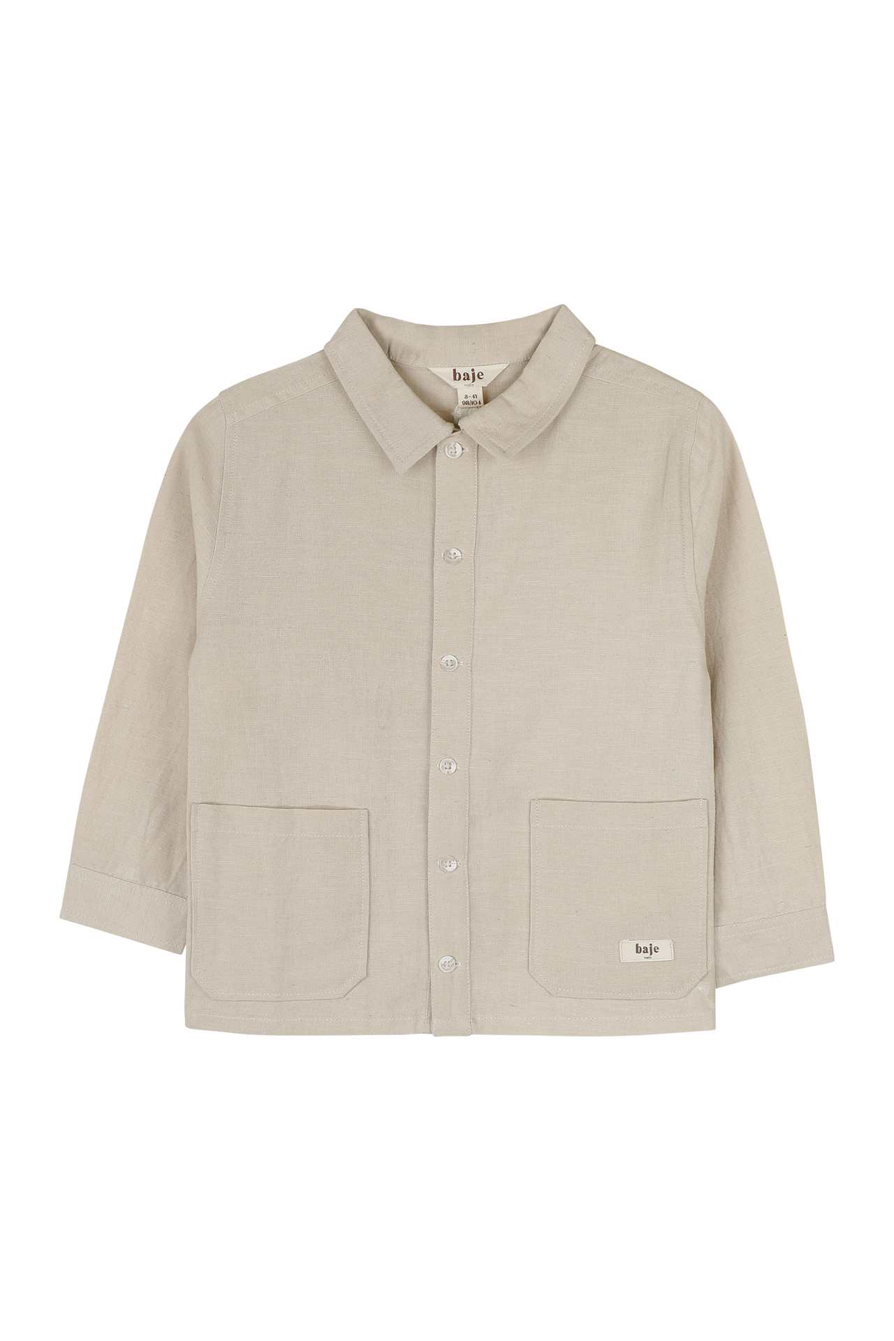 baje studio mace blouse linnen beige