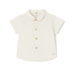 baje studio macio blouse korte mouwen linnen