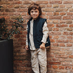 baje studio makai linnen broek set beige