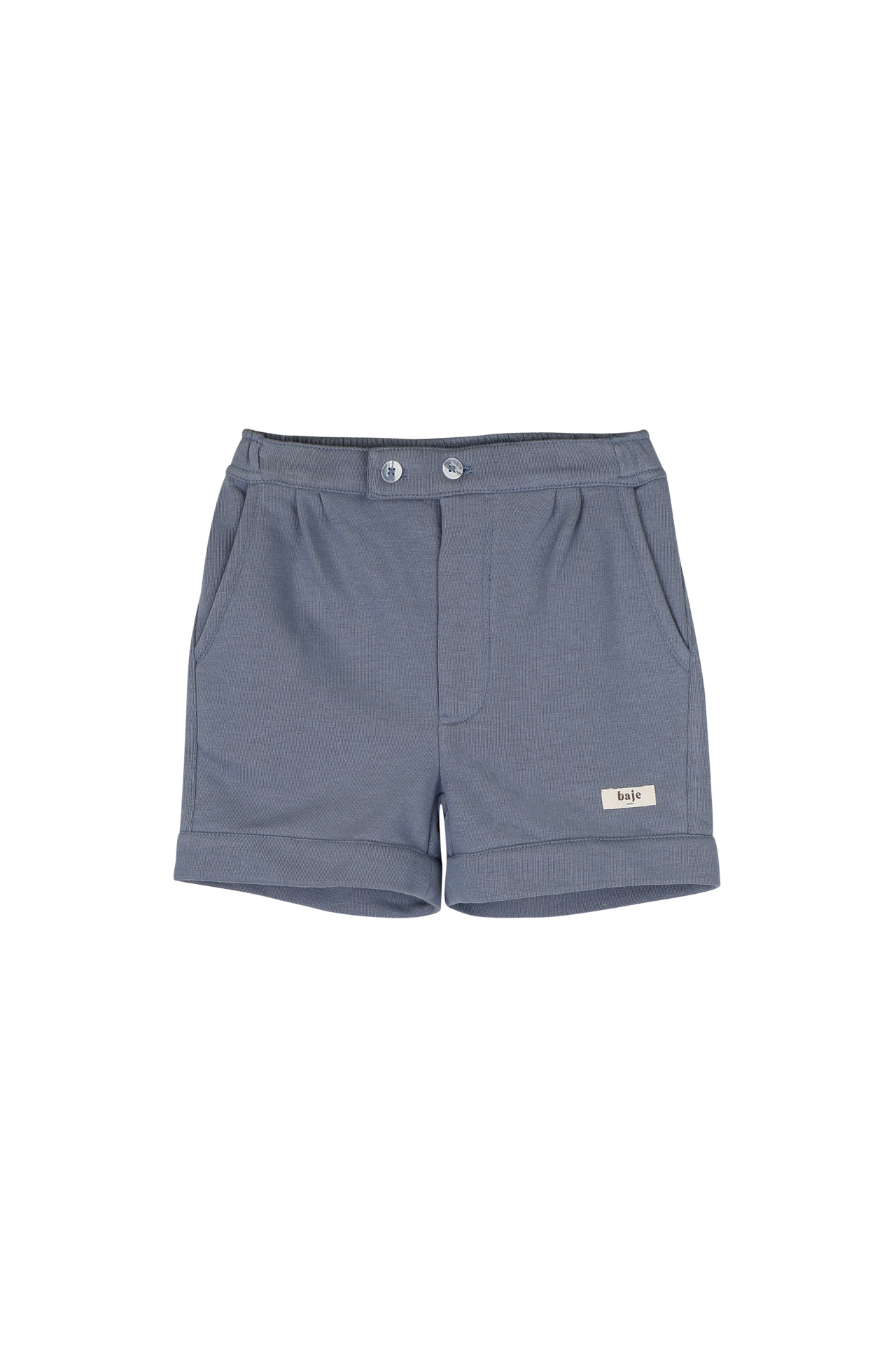 baje studio mino sweat short broekje jongens donkerblauw