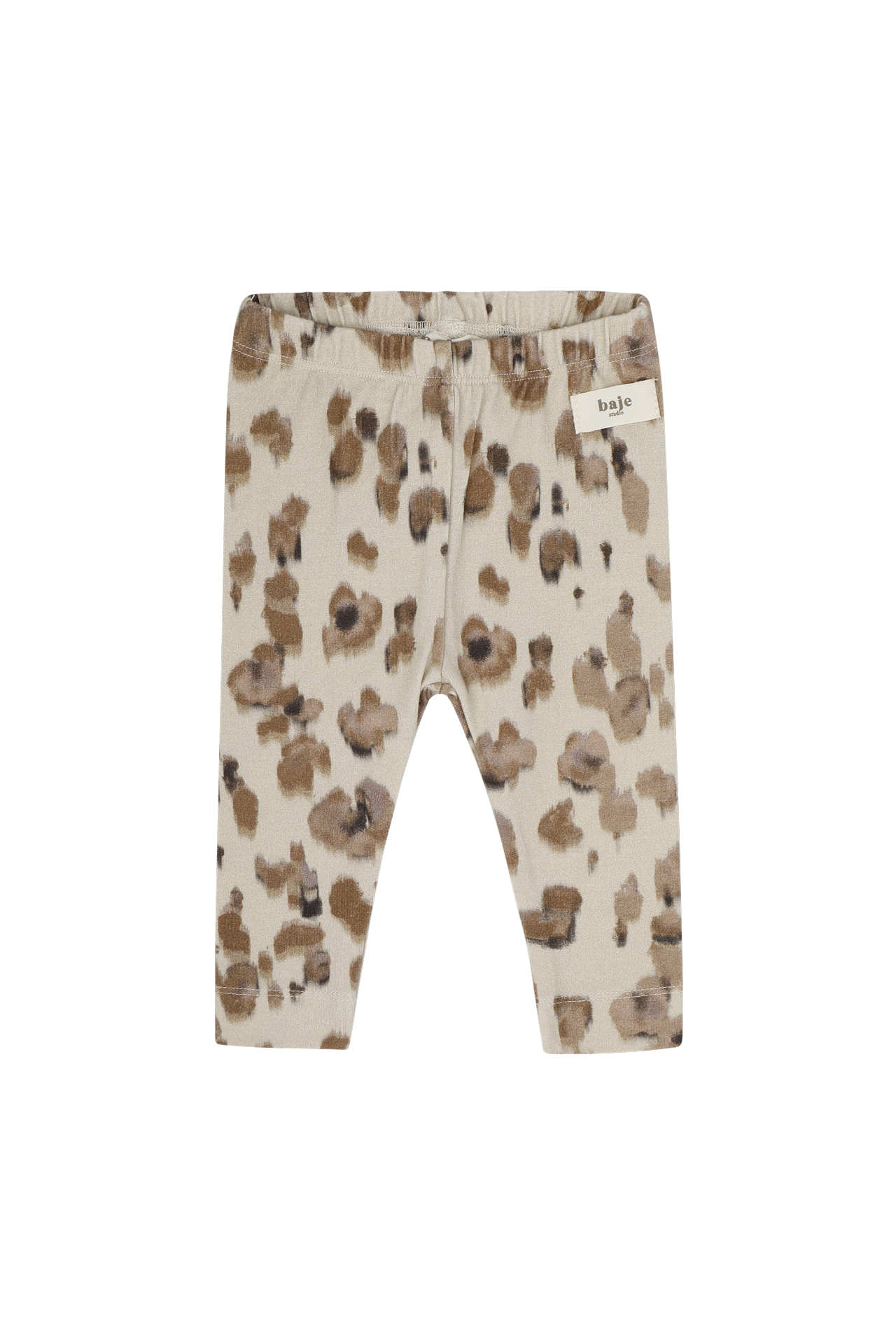baje studio nevada legging beige met bloemenprint