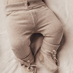 baje studio valero gebreide broek jongens en meisjes beige