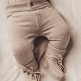 baje studio valero gebreide broek jongens en meisjes beige