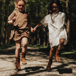 baje studio witte jurk lous met kraag